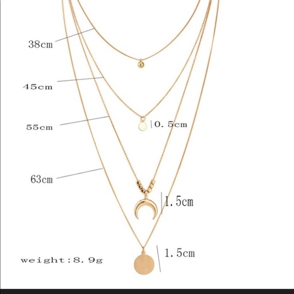 Fantastic Gold Layered Necklace - Picture 4 of 8